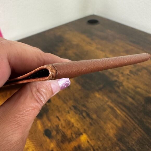 Louis Vuitton Bifold Agenda Notebook Holder Wallet Brown Leather Authenticated - Picture 5 of 12